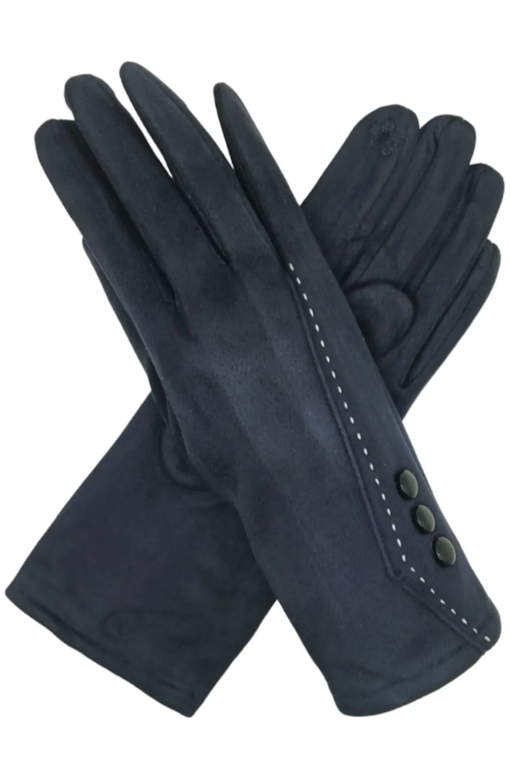 

Перчатка с пуговицами LL Accessories, синий