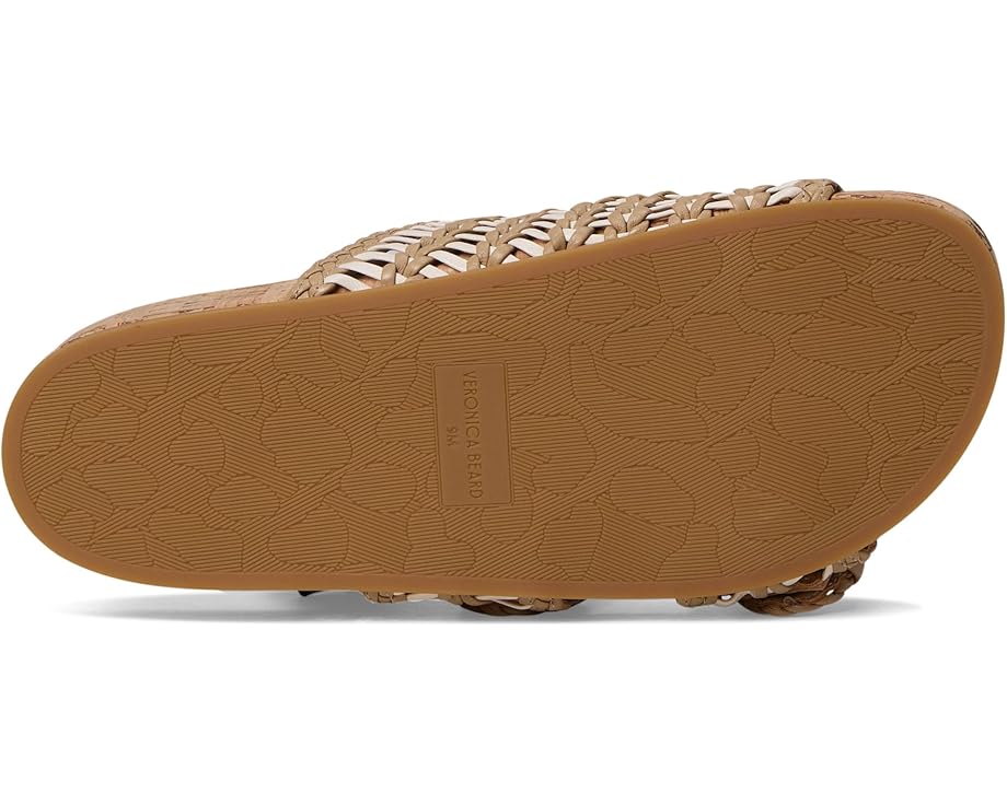 Сандалии Veronica Beard Prue Woven, цвет Beige/White Woven Leather — фото 3