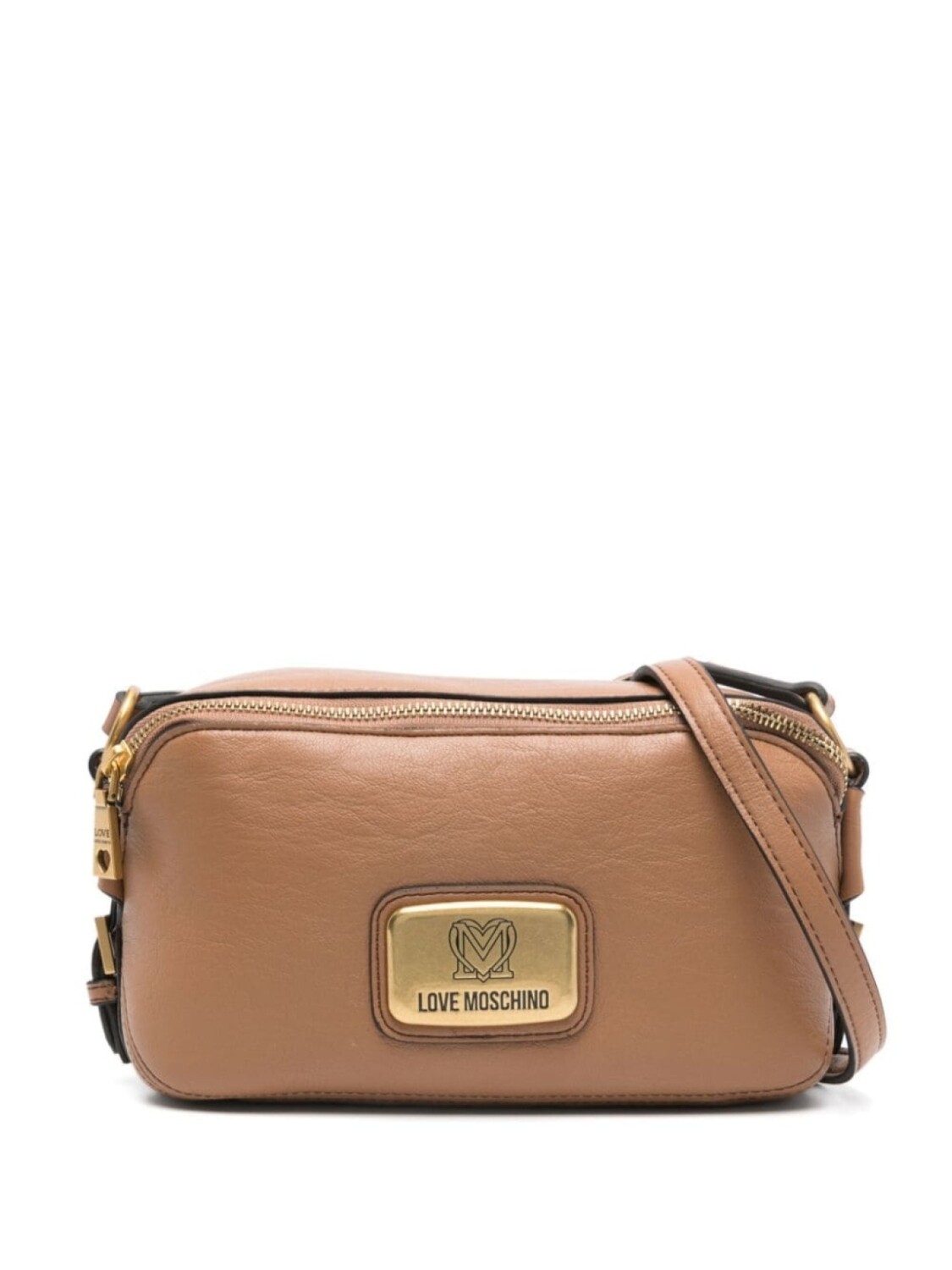 

Сумка через плечо Love Moschino с логотипом, серый