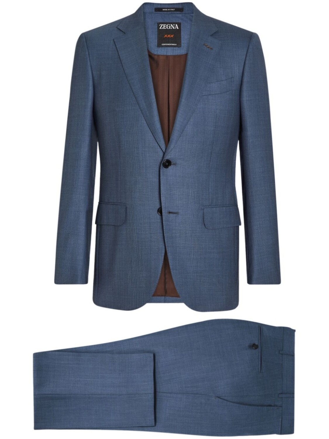 

Шерстяной костюм Zegna, синий