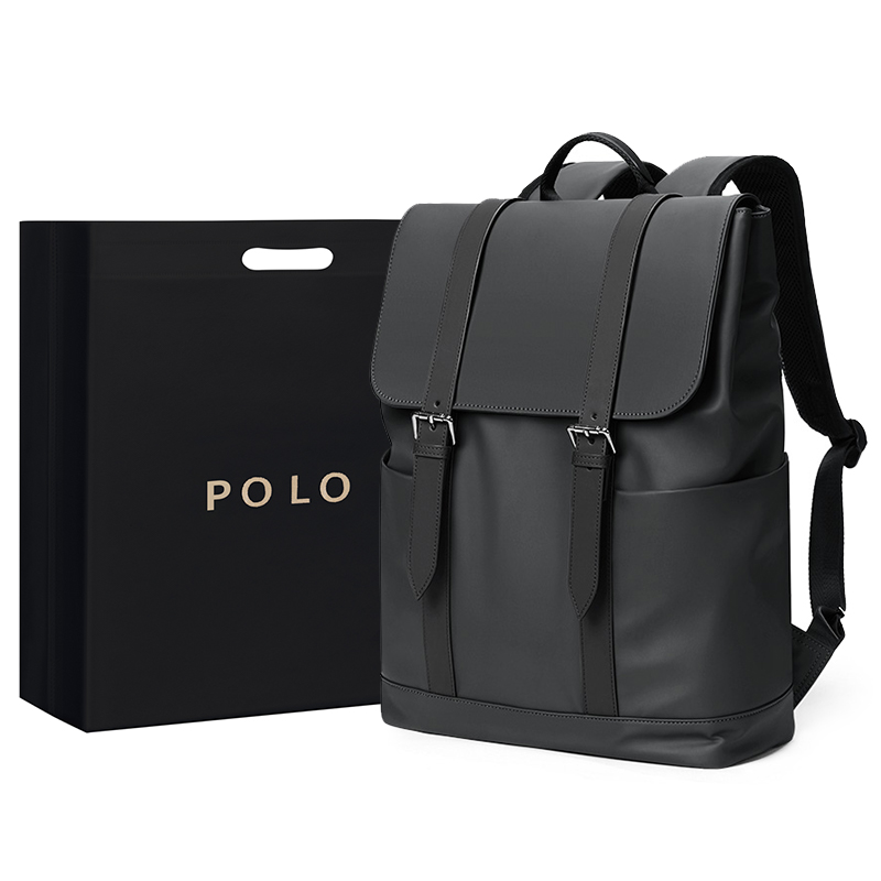 

POLO Рюкзак из ткани с синтетической кожей, большой размер, мужской, многоцветный