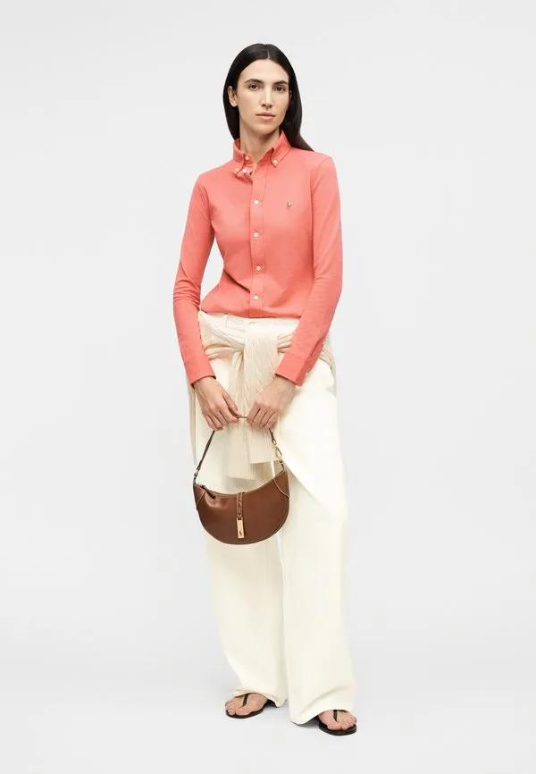 Тканые широкие брюки, джинсы свободного кроя Polo Ralph Lauren, White Denim — фото 2