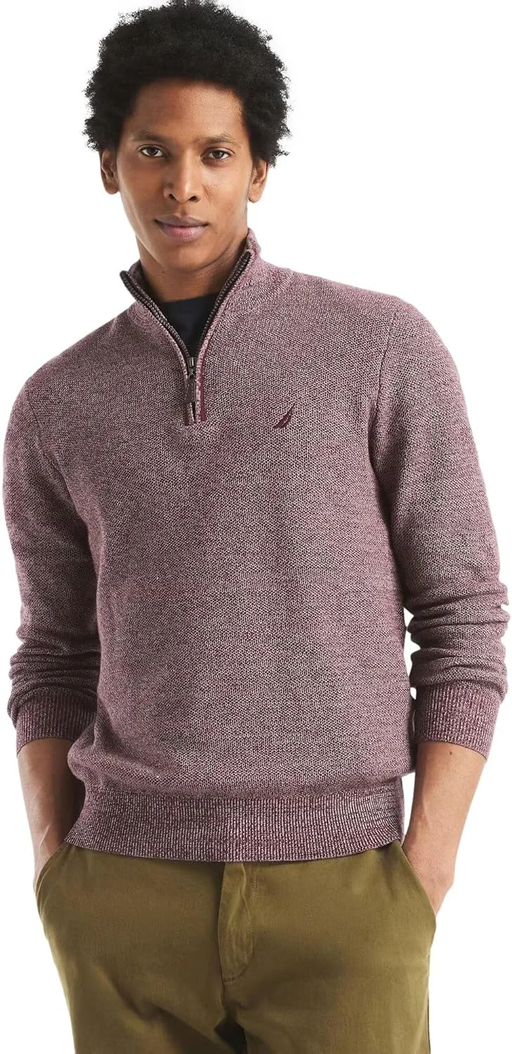 

Nautica мужской свитер Navtech с застежкой на четверть