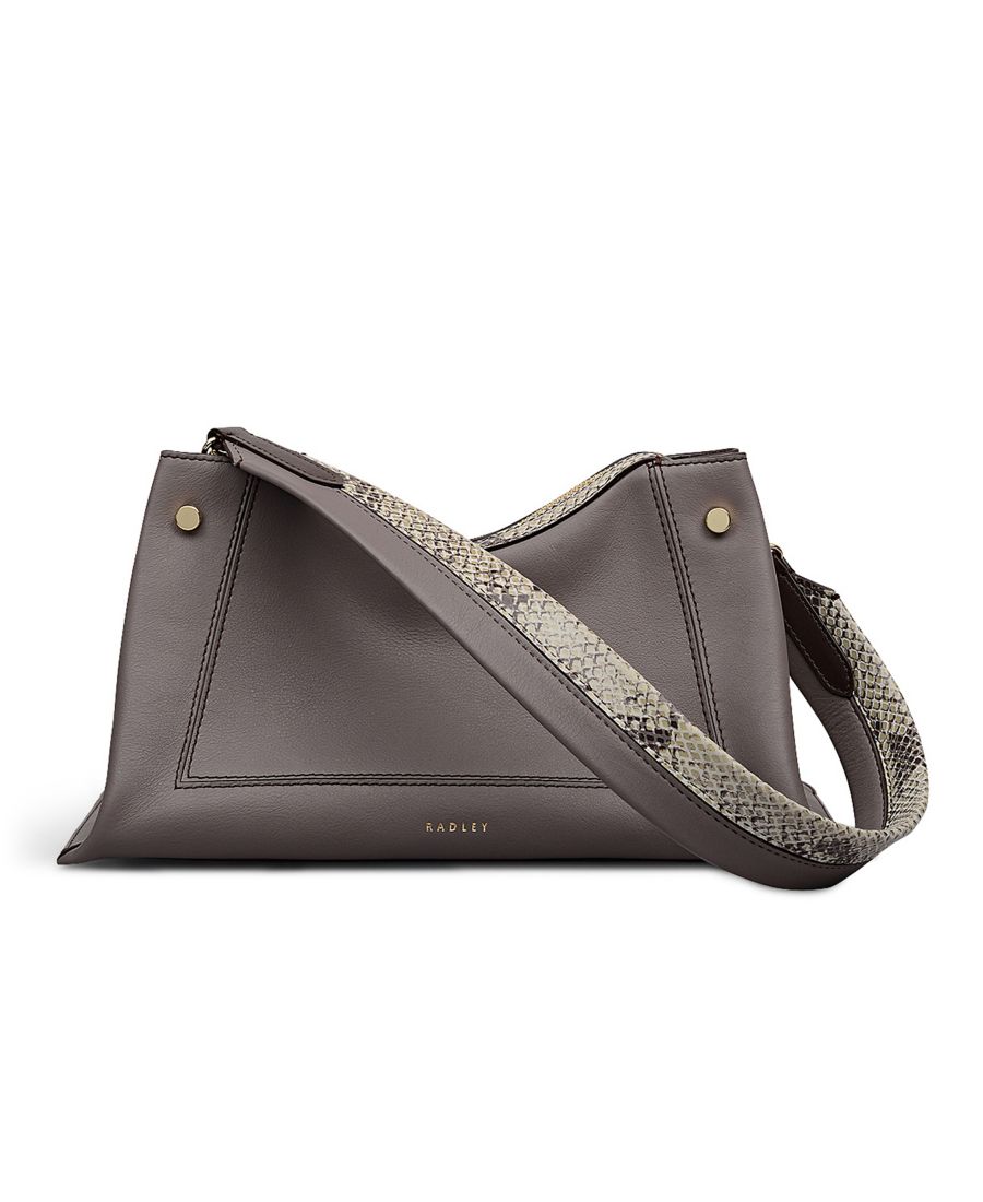 

Сумка через плечо Hope Gardens среднего размера с застежкой-молнией Radley London, Coffee