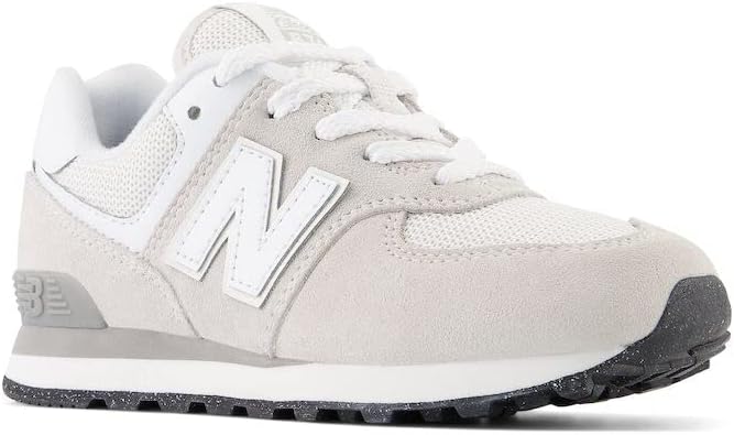 Кроссовки New Balance Kids' 574 V1 на шнуровке, белый — фото 3