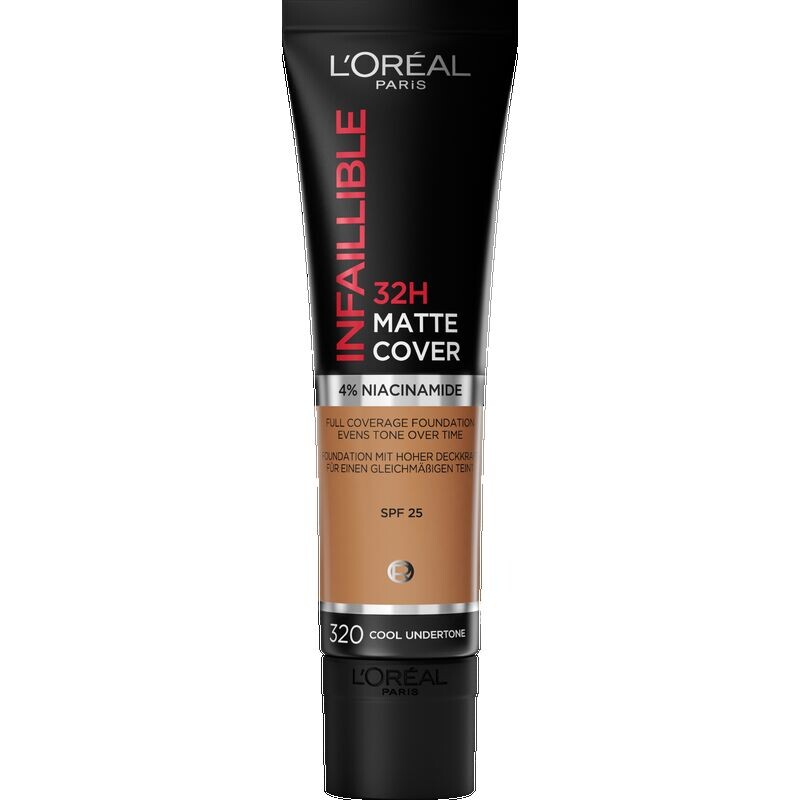 

Infaillible 32H Matte Cover 320 Холодный оттенок L’Oréal Paris, 30 ml