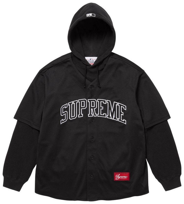 

Толстовка Supreme x Chicago White Sox с капюшоном, черная