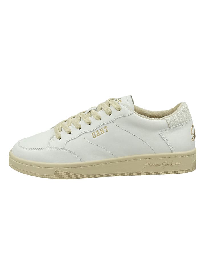 

Кроссовки на шнуровке Gant Leder-Sneakers Prepus, цвет Weiß/Beige