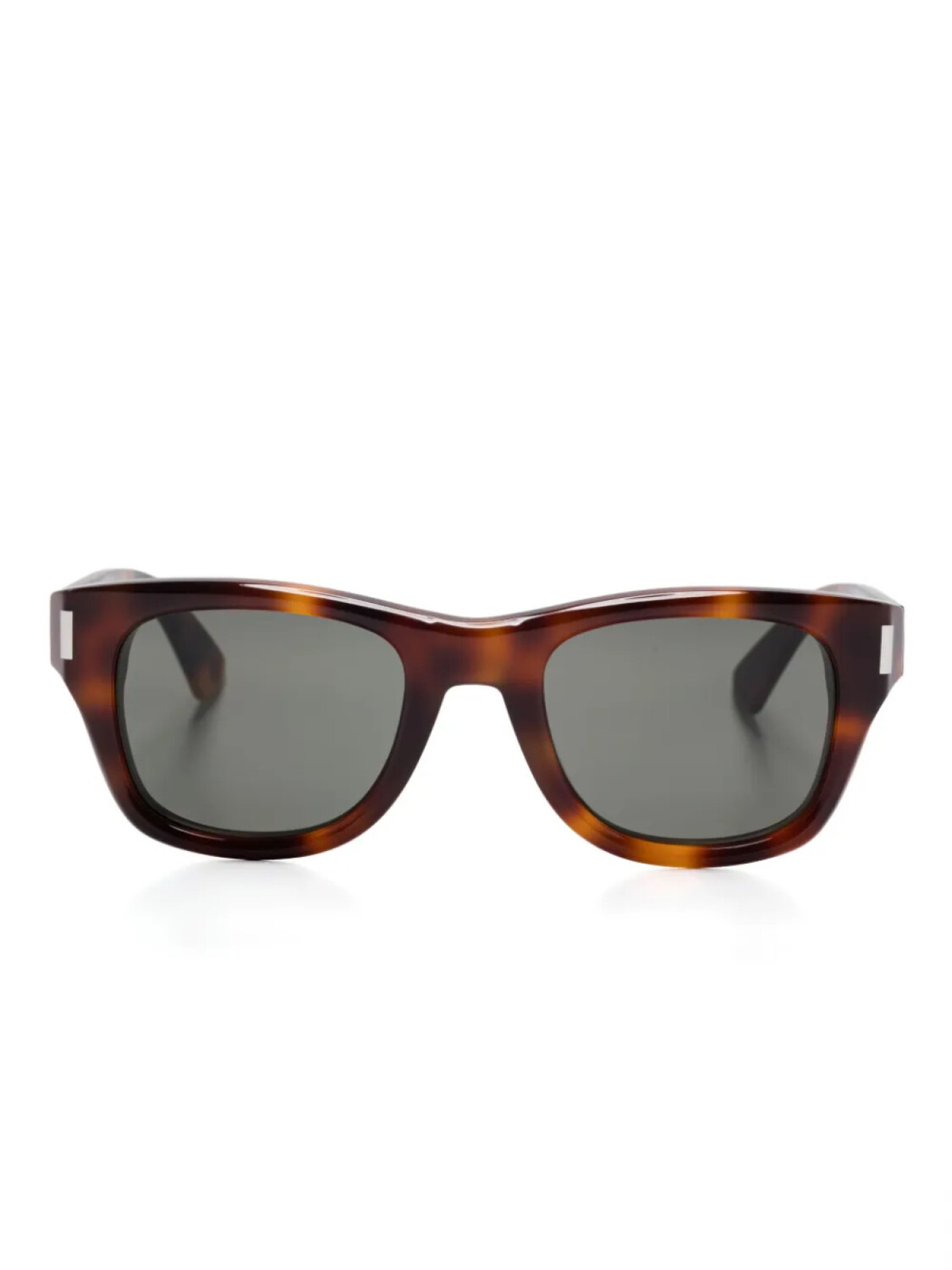 

Saint Laurent Eyewear солнцезащитные очки в квадратной оправе, коричневый