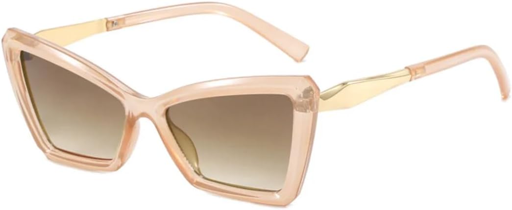 

Солнцезащитные очки с защитой от УФ-излучения UV400 | Градиентные линзы с леопардовым принтом "кошачий глаз" | Для женщин и мужчин, для занятий спортом на открытом воздухе и вождения LXLHWN, Champagne Tea