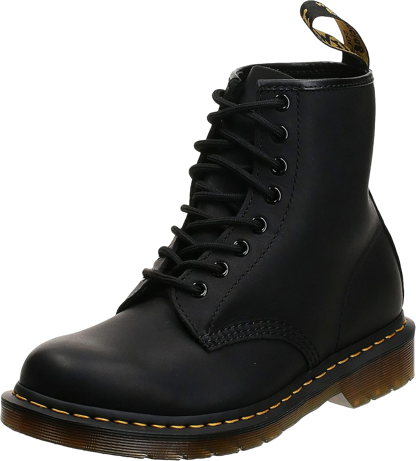 

Dr. Martens Unisex 1460 Greasy Leather 8 Eye Boot, черный, 7 Women/6 Men