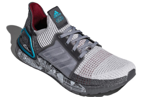 Кроссовки star wars x ultraboost 19 Adidas, серый — фото 2