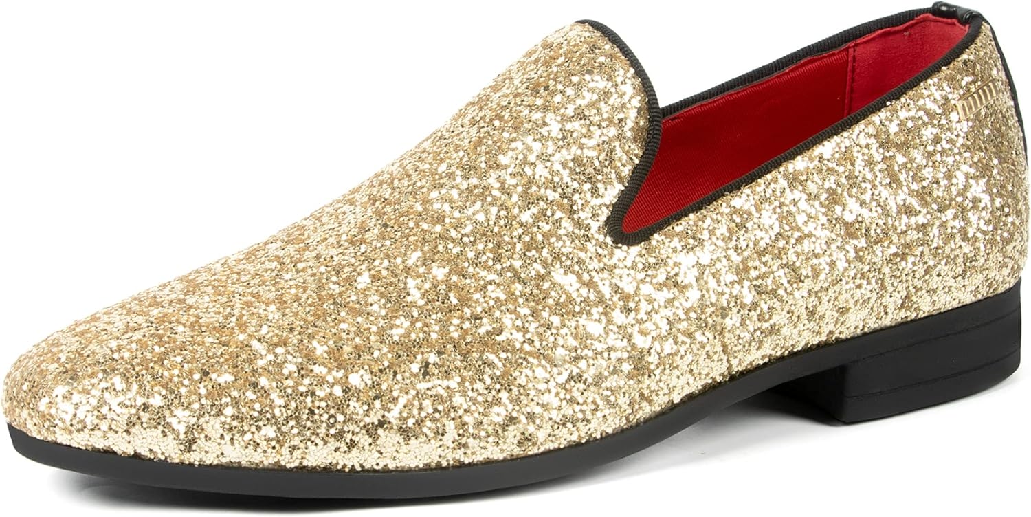 

Мужские лоферы UUBARIS для костюма и смокинга, обувь без шнурков, золотой