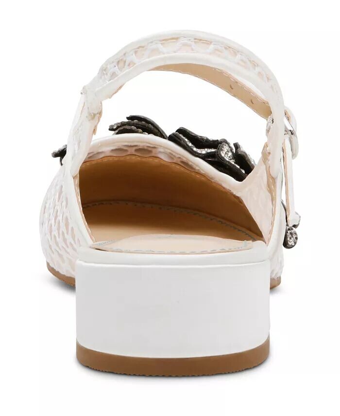 Туфли Sofya Mesh Flats с цветами для маленьких и больших девочек Betsey Johnson, слоновая кость/кремовый — фото 4