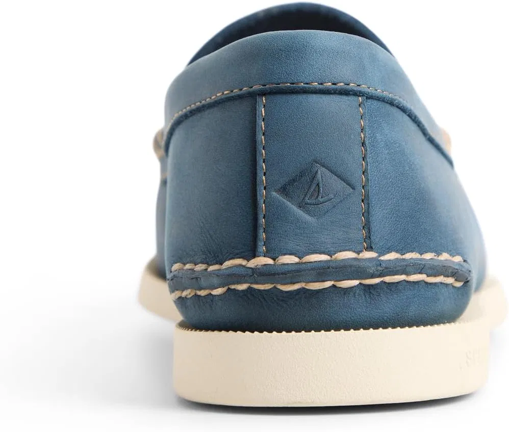 Туфли кожаные Sperry Authentic Original Venetian Loafer, вымытый синий — фото 3