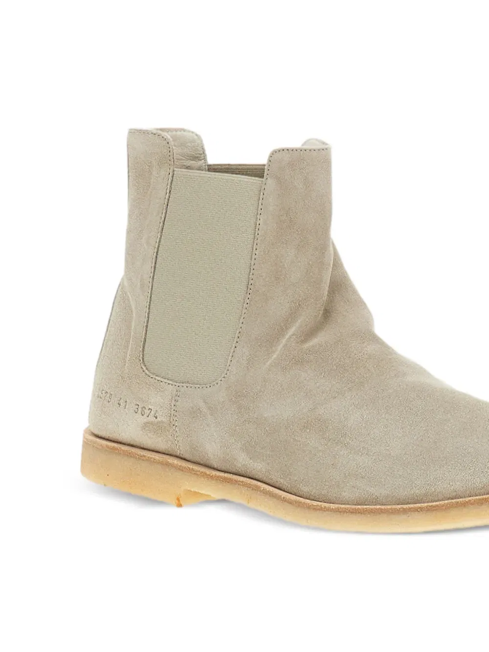 Кожаные сапоги с эластичными вставками Common Projects, нейтральный — фото 4