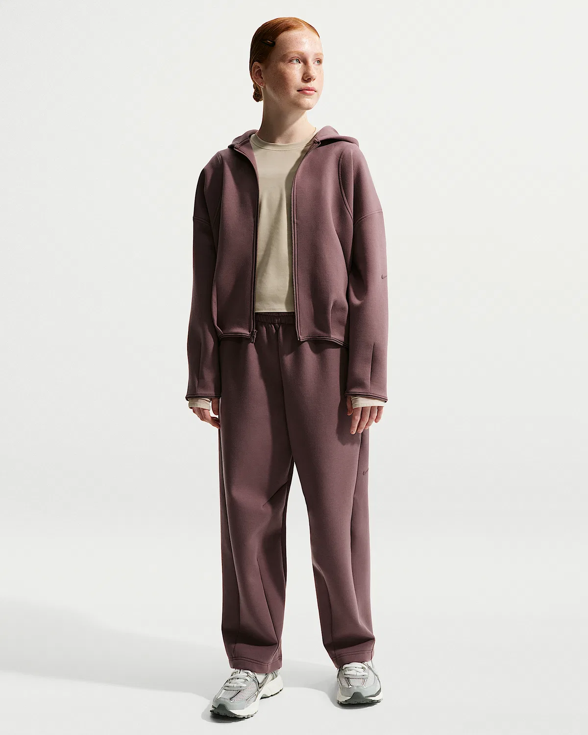Детская термо-кофта Nike MAVN Therma-FIT на молнии, Tattoo/Black/Tattoo — фото 4