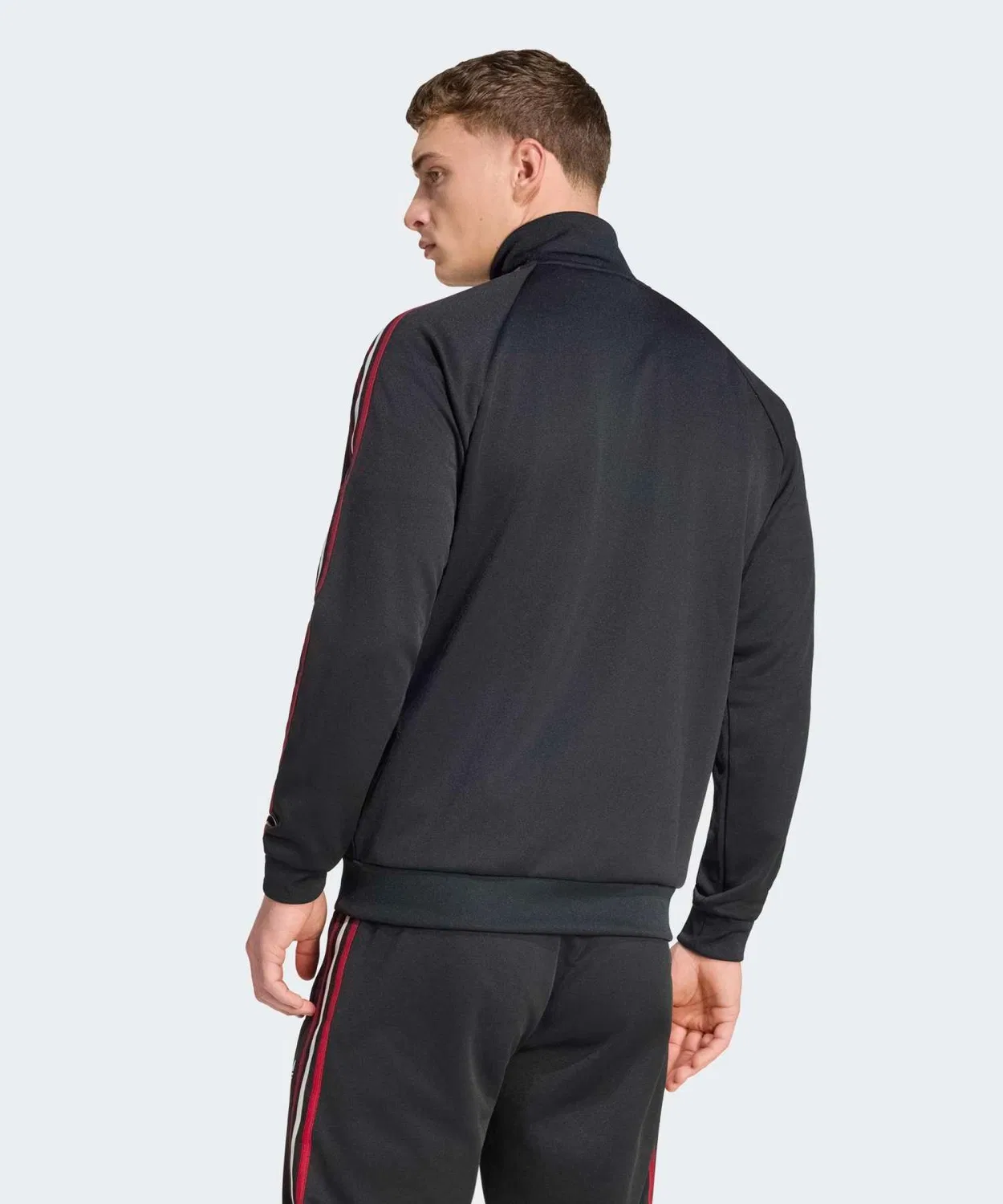 Трек-топ Manchester United Originals Adidas, черный — фото 2