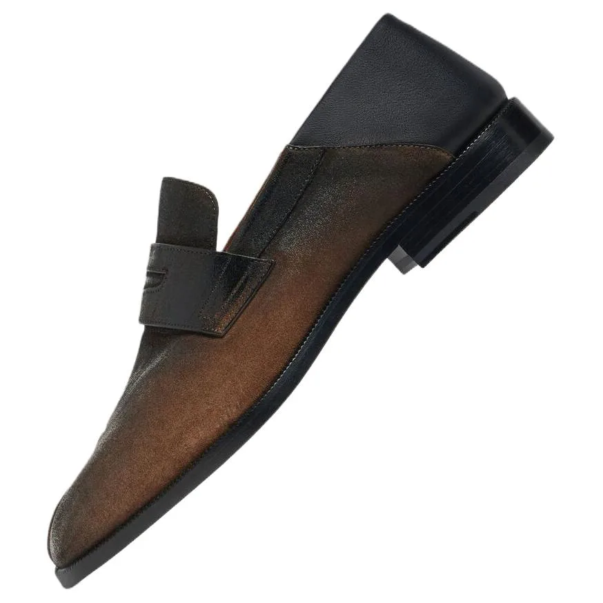 Maison Margiela Городские кожаные туфли Tabi Casual для мужчин, коричневые — фото 4