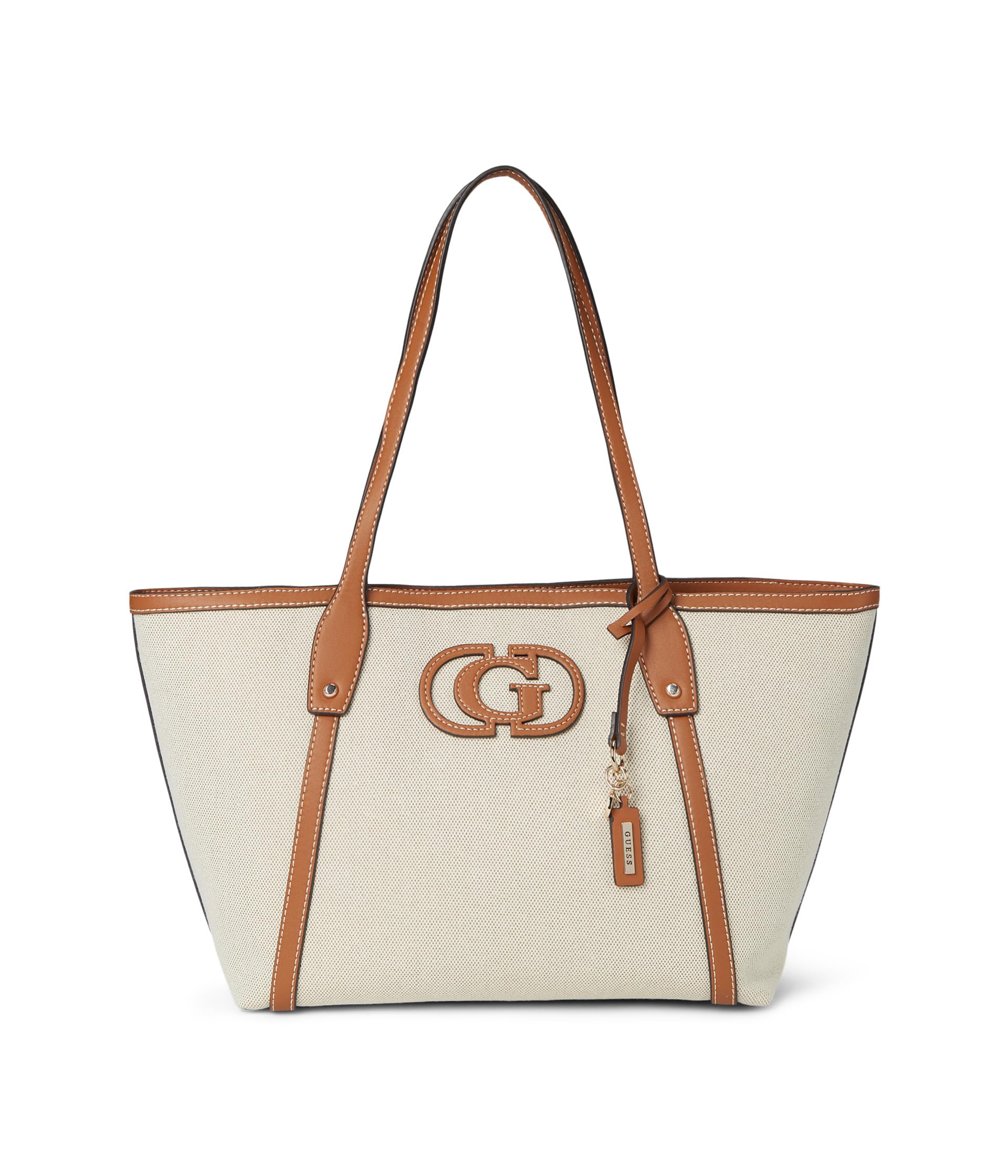 

Сумка-тоут GUESS Sebina Tote, цвет Natural/Caramel