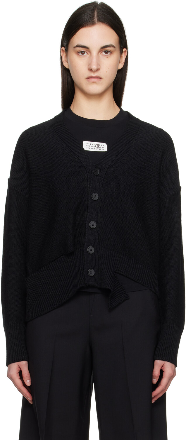 

Кардиган с рваными краями MM6 Maison Margiela