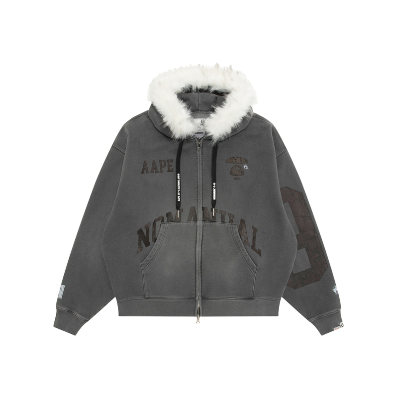 

Aape Мужская толстовка, черная, размер L, с капюшоном, средней толщины Кардиган