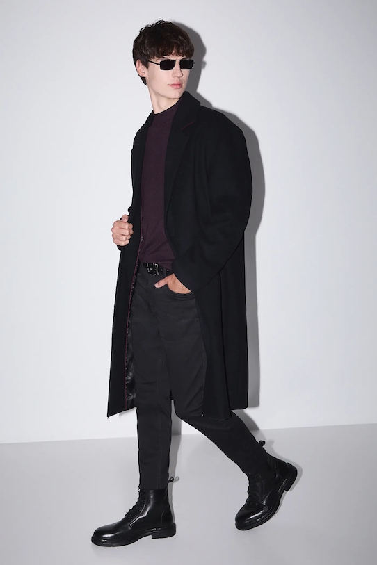 

Пальто из смесовой шерсти Medicine, черный