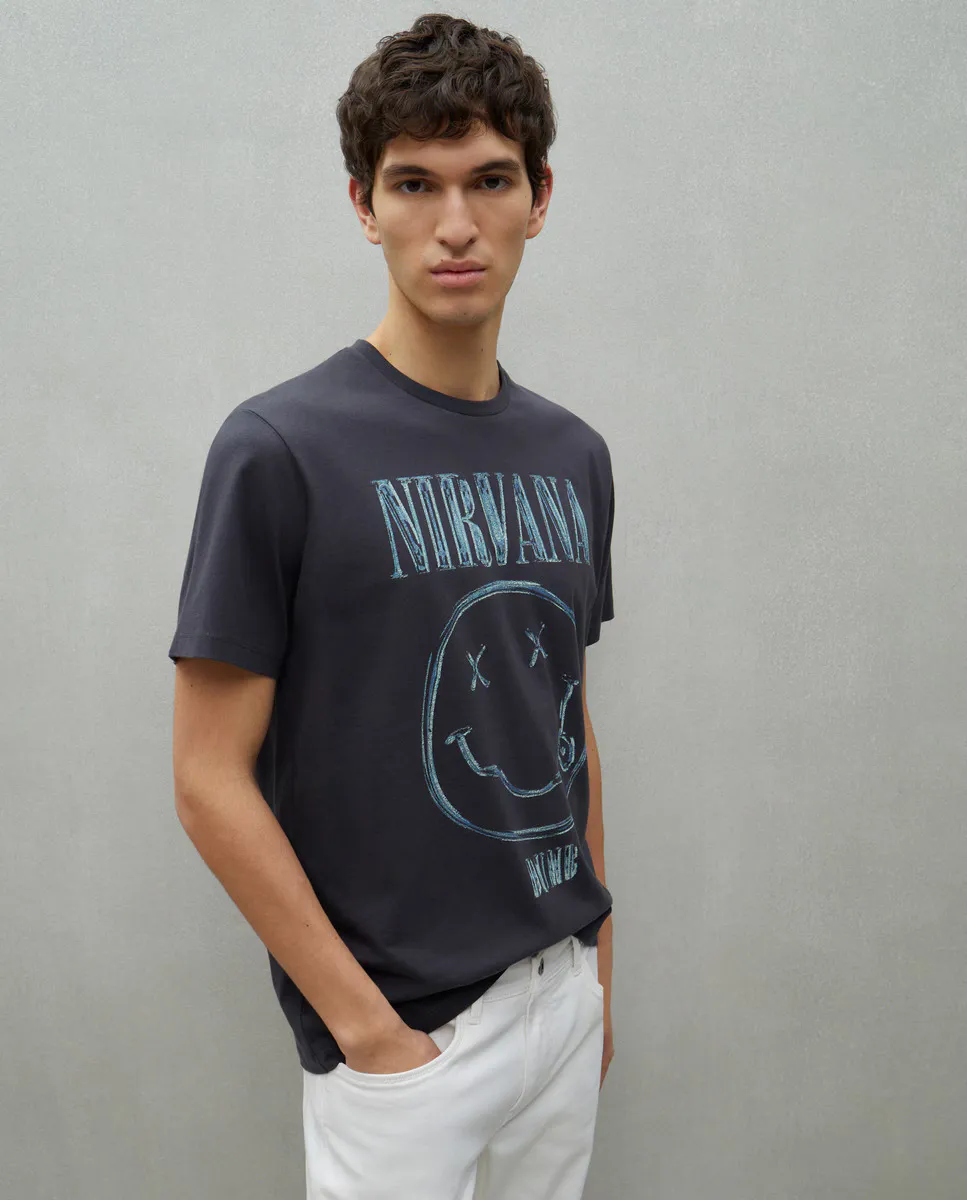 

Nirvana мужская футболка Easy Wear, антрацит