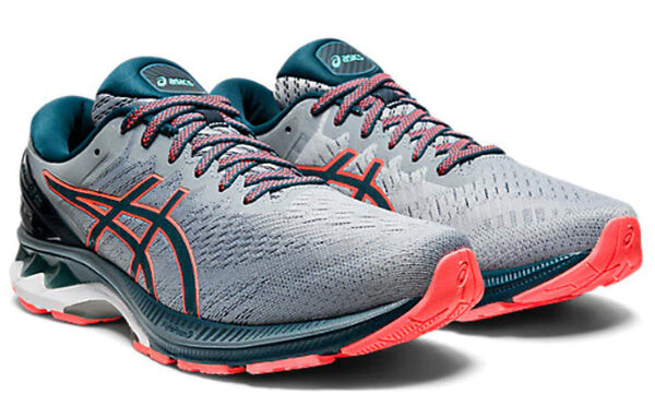Кроссовки гелевые kayano 27 2e широкие Asics, серый — фото 3