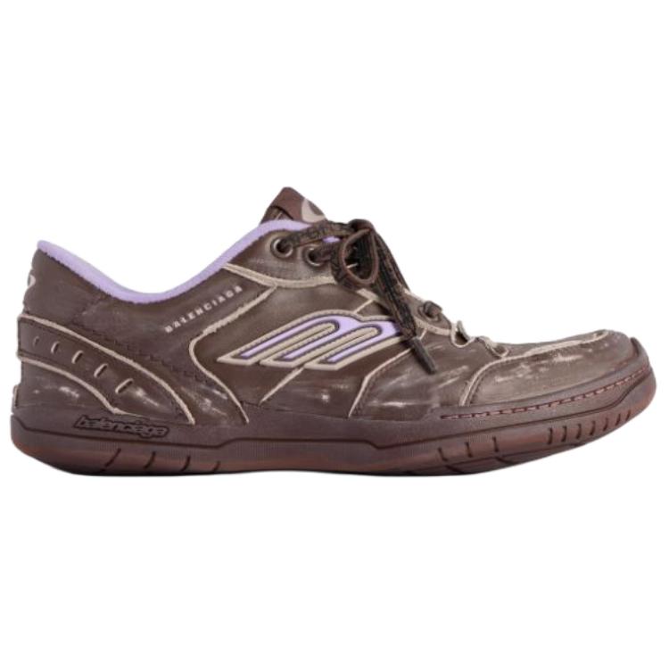 Balenciaga Коллекция на день влюбленных HAMPTONS WORN OUT низкие кроссовки женские brown — фото 3