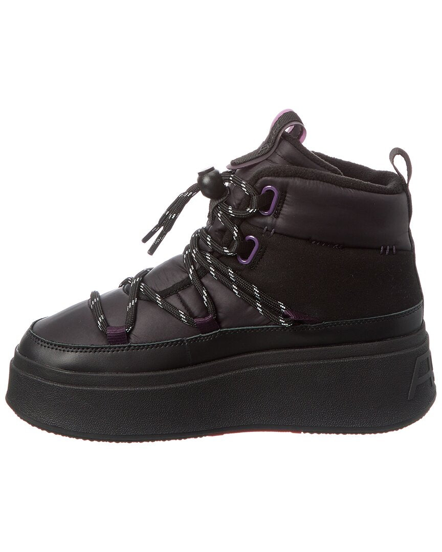 Ботильоны на платформе Ash Montana Suede, черный — фото 2