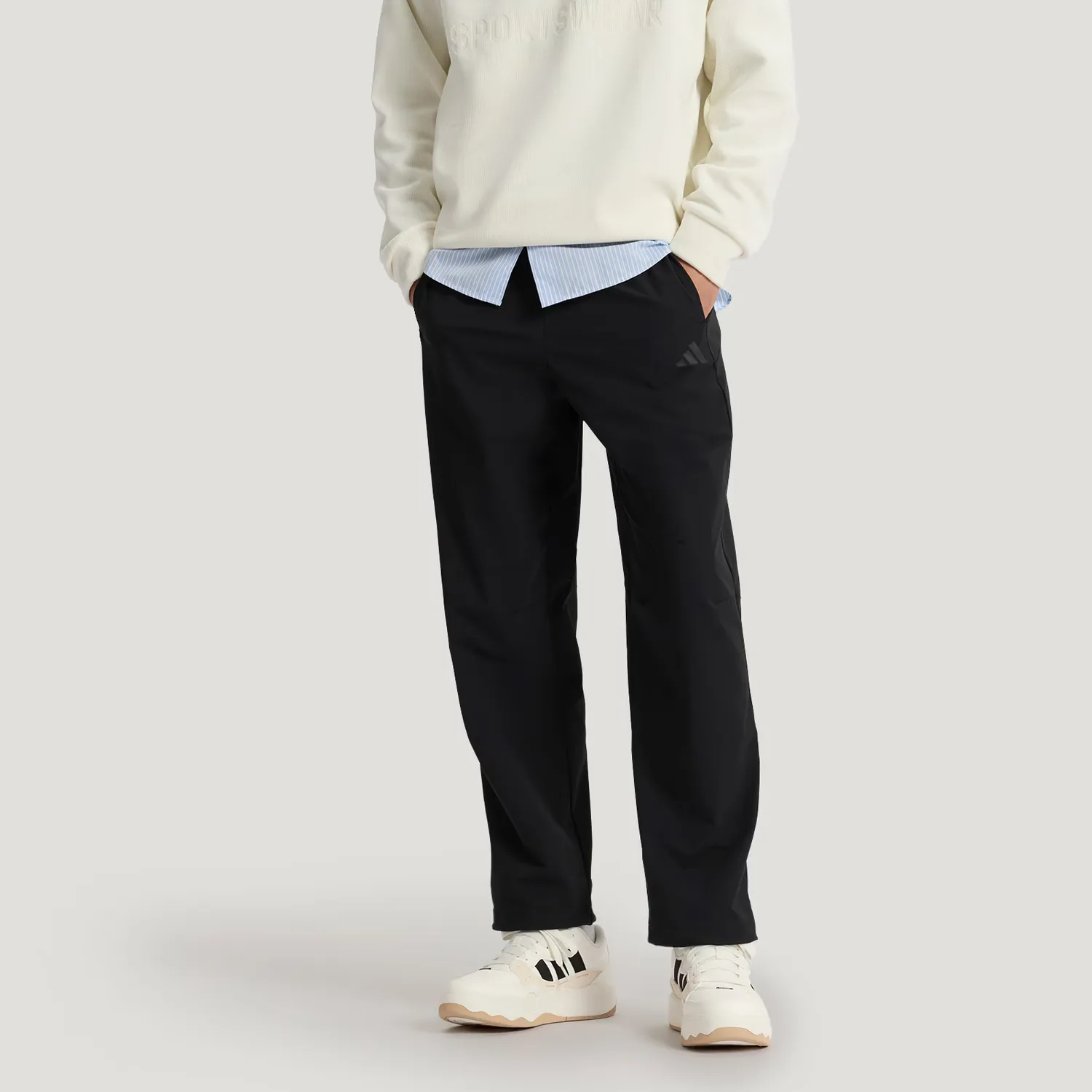 Wind TH TRACKSUIT BOTTOMS Casual брюки Men's Adidas, черный — фото 4