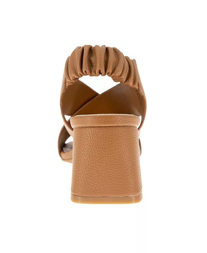 Женские сандалии Nancy Square Toe Kenneth Cole Reaction, коричневый/бежевый — фото 3
