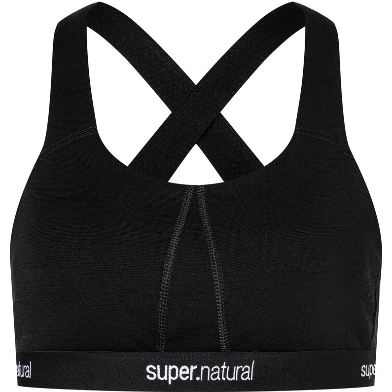 

Женский спортивный бюстгальтер Feel Good Super.Natural, черный