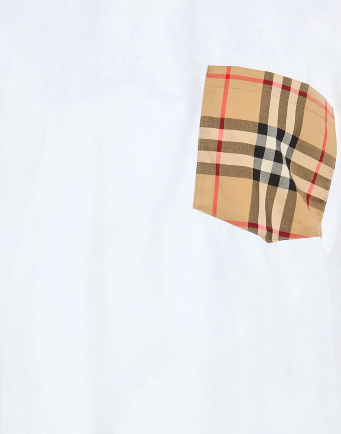Футболка белого цвета Burberry — фото 4