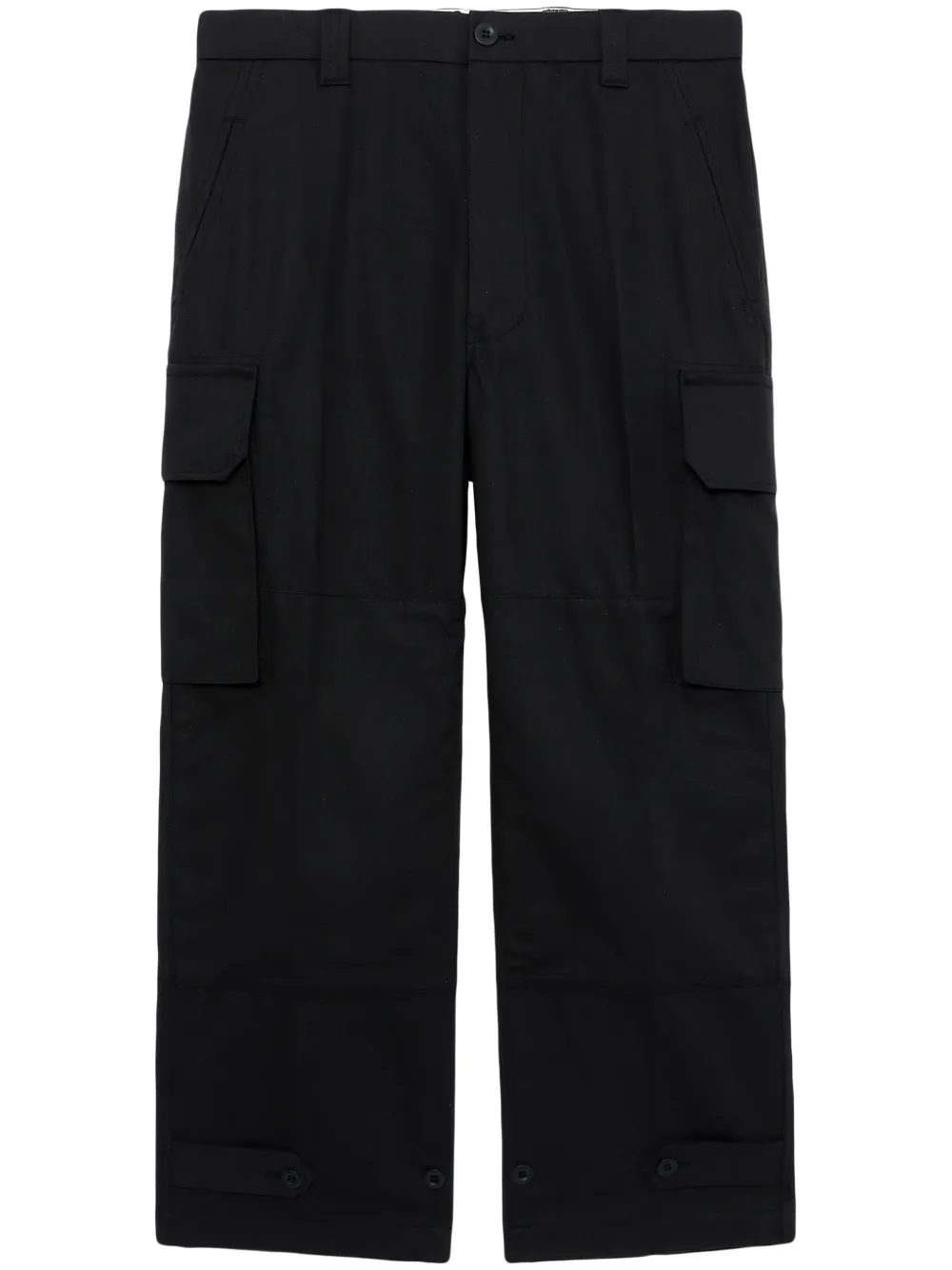 

Брюки карго с ремешками на манжетах Comme des Garçons Homme, черный