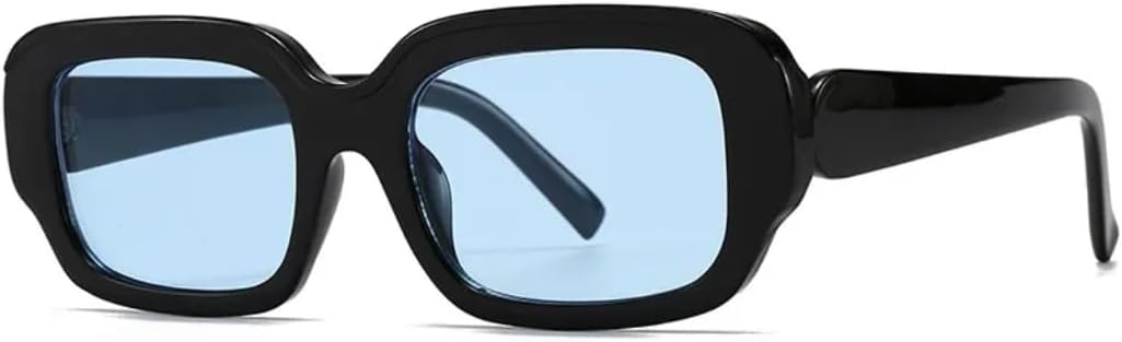 

Солнцезащитные очки с защитой UV400 | Большая оправа, панк-стиль, яркие линзы | Для женщин и мужчин, для занятий спортом на открытом воздухе и вождения DSVIGF, Black Blue