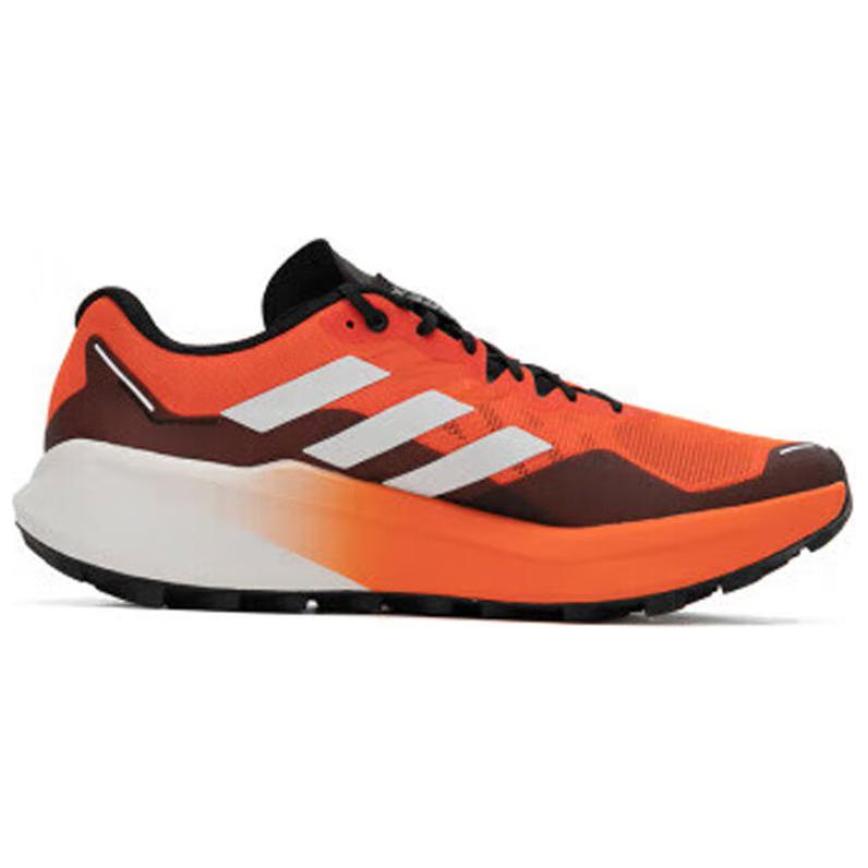 Adidas Трейловые кроссовки Terrex Agravic 3 Полуударные Оранжевый Серый Основной Черный Оранжевый Черный, цвет Orange Black — фото 3