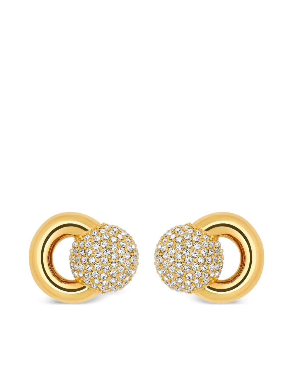 

Серьги с кристаллами Oscar de la Renta, золотой