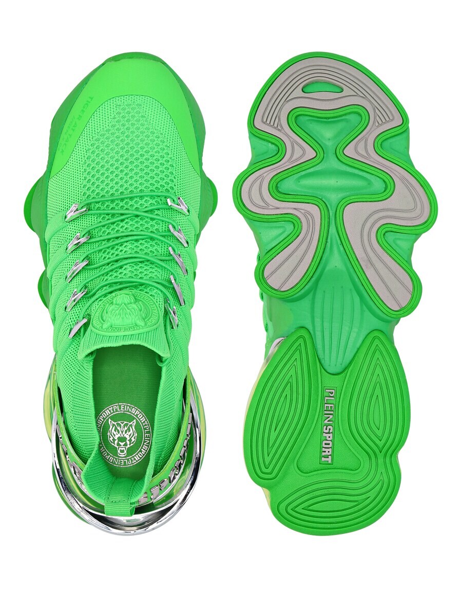 Кроссовки Plein Sport Sneakers Tiger Attack//Gen.x.04, светло-зеленый — фото 4
