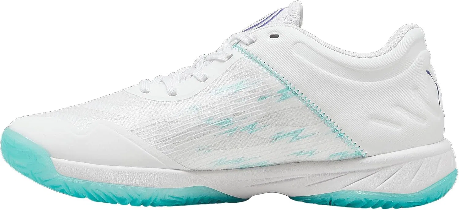 Кроссовки для тенниса PUMA Accelerate Turbo W+, Puma White Electric Peppermint — фото 3