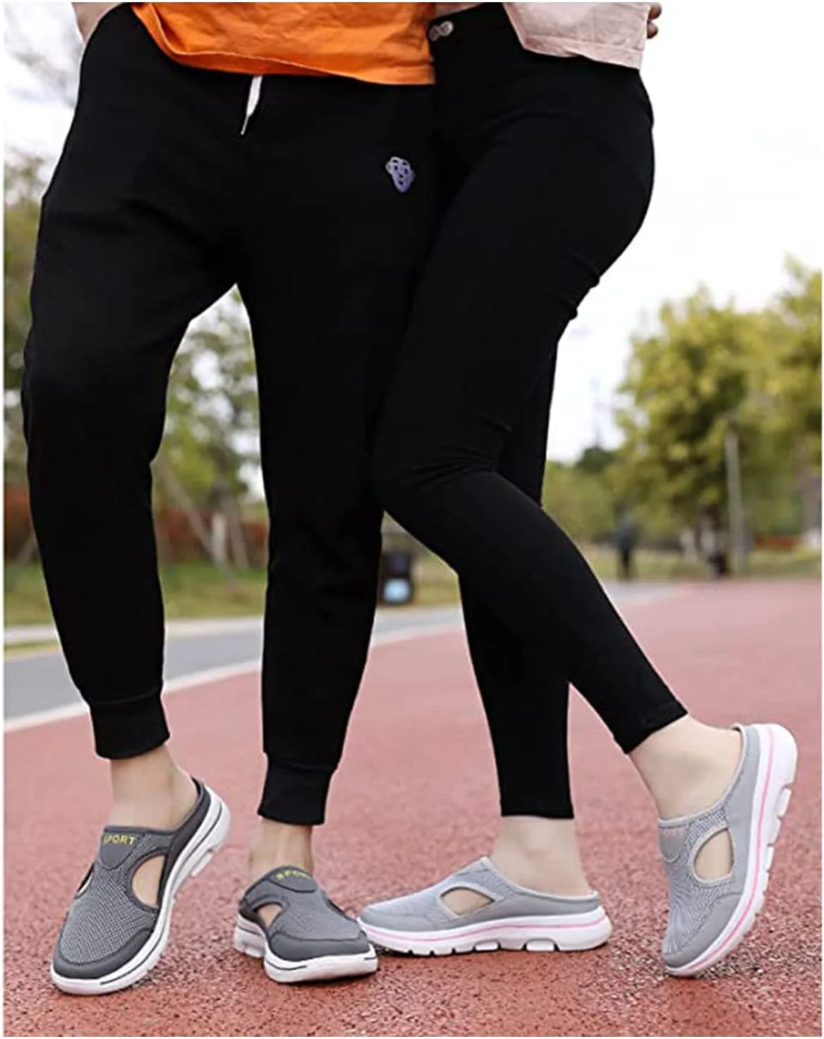 

Мужские комфортные дышащие спортивные сандалии с поддержкой, спортивные сандалии без каблука из дышащей сетки, высокоэластичная противоскользящая обувь для ходьбы для мужчин и женщин Firtideti, белый