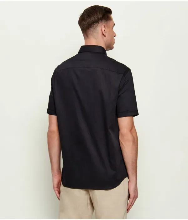 Рубашка regular fit Emporio Armani, черный — фото 3