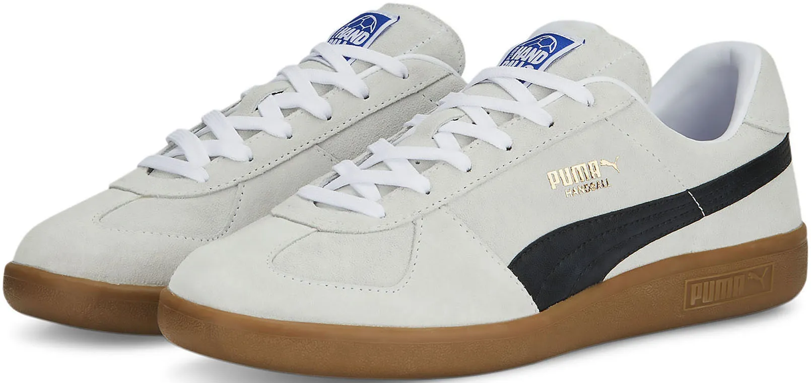 

Кроссовки PUMA "ГАНДБОЛ", цвет Puma White- Puma Black-Gum