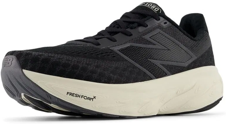 Мужские беговые кроссовки New Balance Fresh Foam X 1080, Black Magnet Linen