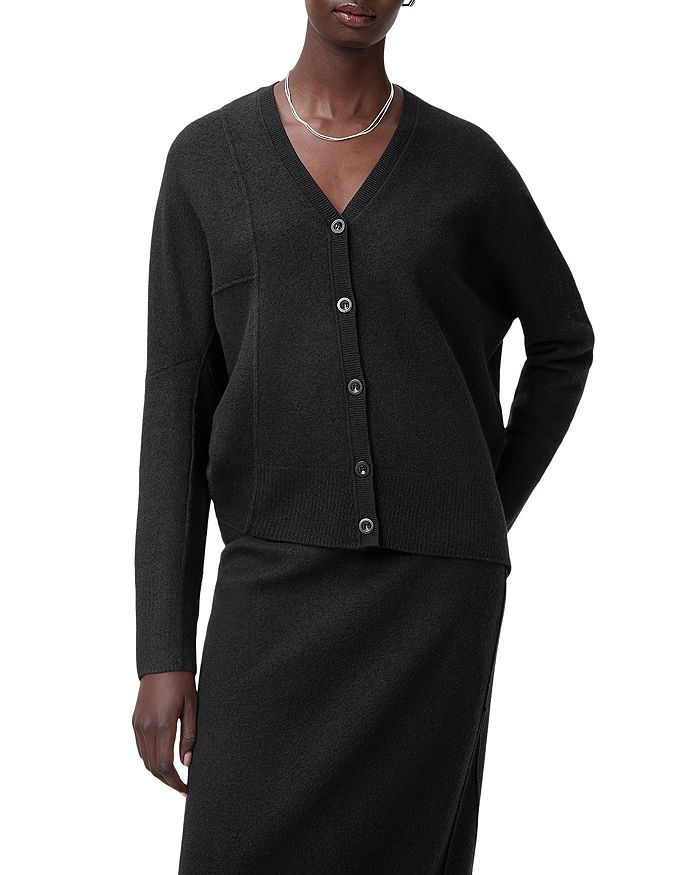 

Шерстяной кардиган Antonia ALLSAINTS, черный