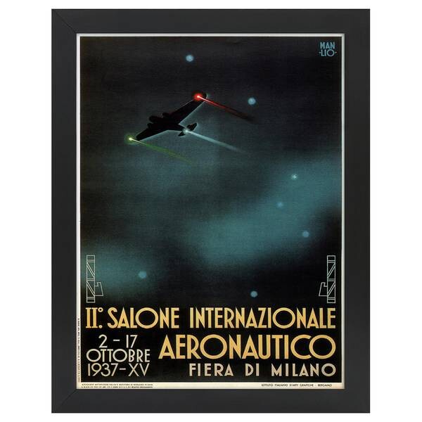 

Рамка для фотографий LegendArte II° Salone Int. Aeronautico, черный