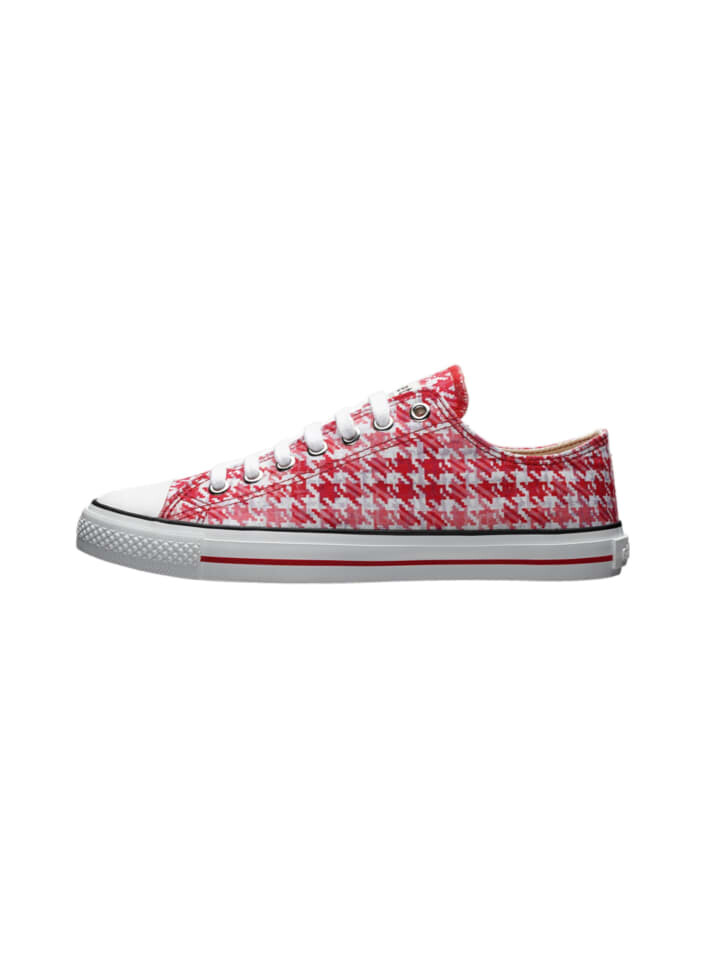 Кроссовки на шнуровке ethletic, цвет tweed pink | just white