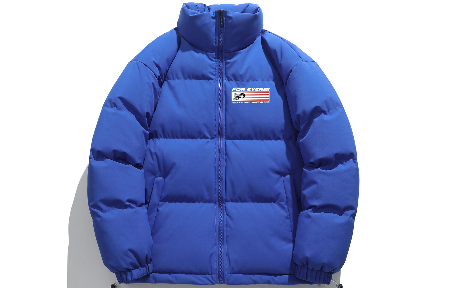 

Куртка Forever 21 Puffer Unisex, синий