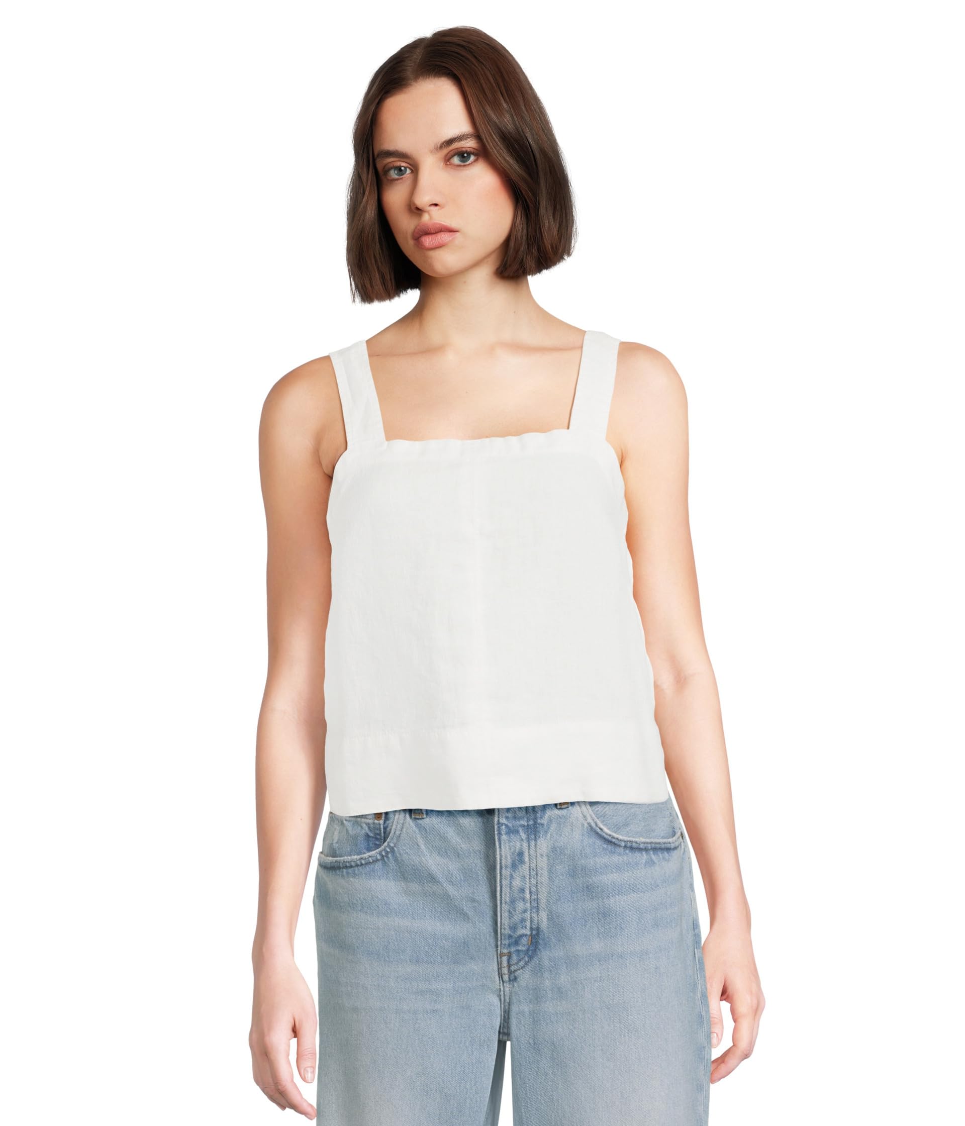 

Топ Madewell Shania Top - 100% Linen, Salt